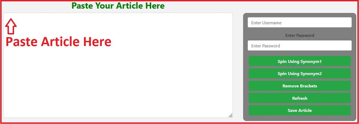 article spinner